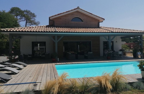 Le Teich House | Contemporary house, quiet, with comfortable swimming pool 4 bedrooms