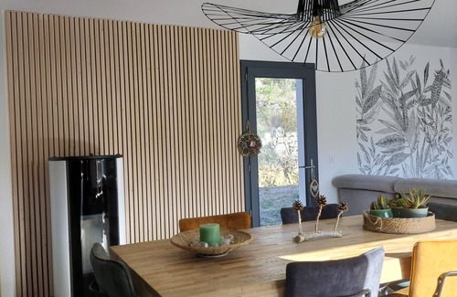 Salernes House | Contemporary house with swimming pool and panoramic view in Salernes