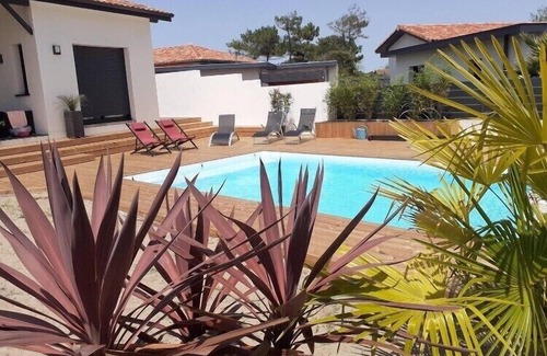 Labenne-Ocean House | Contemporary Villa of 2017 with POOL by the sea LABENNE OCEAN