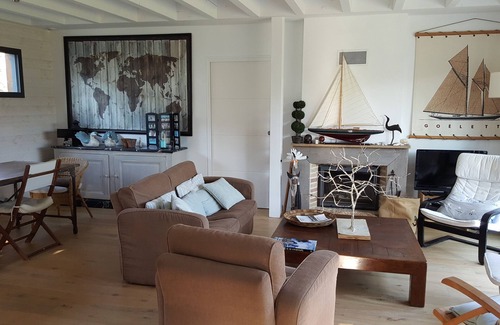Mesquer House | Contemporary Wood House SOUTH - 3 'from the beach of Lanséria 8/10 pers