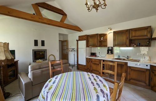 Saulxures-sur-Moselotte Cottage | Converted chapel into independent cottage with terrace and fireplace