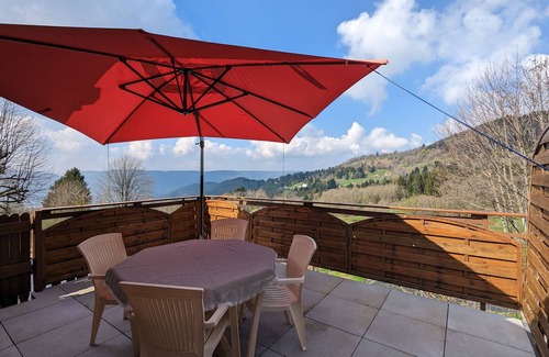Saulxures-sur-Moselotte Cottage | Converted chapel into independent cottage with terrace and fireplace