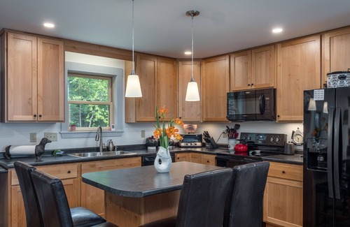 Sunday River Area House | Coombs Chalet- Cozy Home in the Trees Minutes from Sunday River