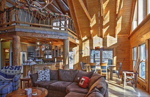 Gleason Cabin | 'Copper Lodge' - Gorgeous Gleason Cabin w/ Deck!