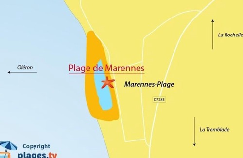 Marennes Ski Chalet | Coquillages & Crustacés avec Piscine Chauffée & Plage