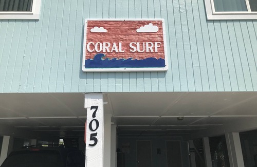 Carolina Beach Condo | Coral Surf B-1 - 2 Bedroom, 2 Full Bath Oceanfront First floor Center Unit