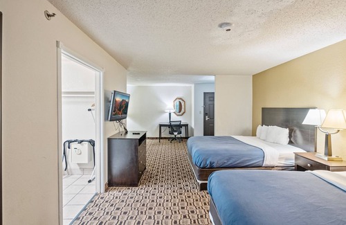 Wichita Hotel | Coratel Plus Luxury 2 Queen Bed Suite with Sofa Non-Smoking Oversized