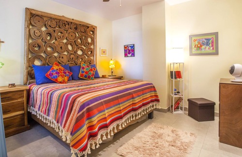 Emiliano Zapata Condo | Corner Mexican Condo, Huge Balcony, Pool Level, Gym