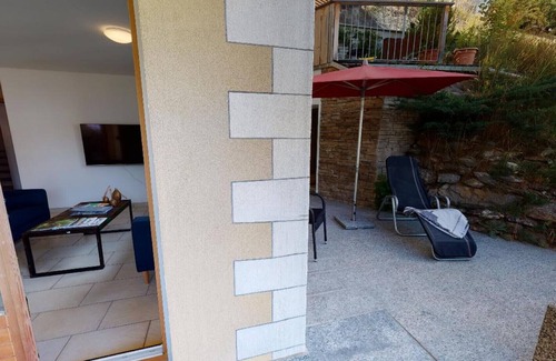 Sent Apartment | Costa Dad Archas Taverna: Exclusive 2.5-room flat in Sent