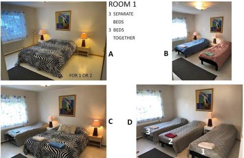 Vantaa Apartment | Cosy 4 Big r+sauna house near communication+market