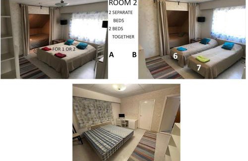 Vantaa Apartment | Cosy 4 Big r+sauna house near communication+market