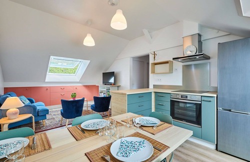 Croissanville Apartment | Cosy apartment for 5 people with WIFI and parking