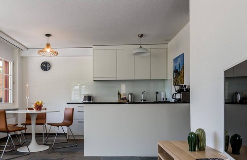 Saas-Balen Apartment | Cosy apartment for 2 guests with WIFI, TV, balcony and pets allowed