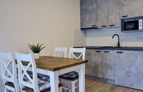 Rokytnice nad Jizerou Apartment | Cosy apartment for 3 guests with pool, WIFI, TV, terrace and parking