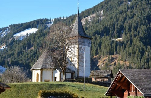 Lauenen Apartment | Cosy apartment for 7 people with WIFI, TV, balcony and pets allowed