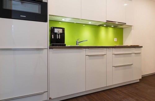 Saas Almagell Apartment | Cosy apartment for 3 guests with hot tub, WIFI, TV and balcony