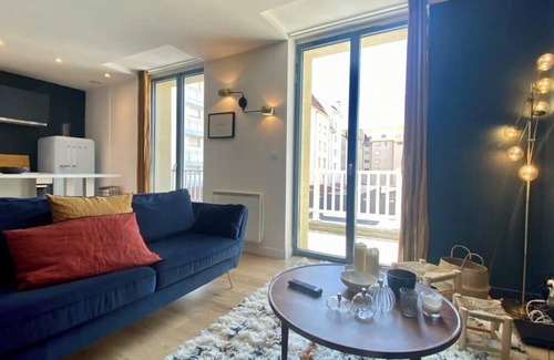 Le Touquet-Paris-Plage Apartment | Cosy flat close to the sea with large terrace