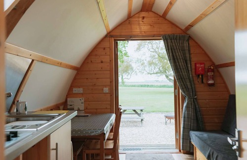 Weston Cabin | Cosy Glamping Cabin With Wood Fired Hot Tub