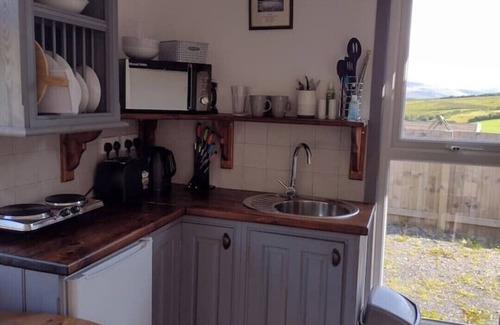 Bala Cabin | Cosy Hill Top Hut, Sleeps 2, with Fantastic mountain Views. Near Bala, Gwyneddn