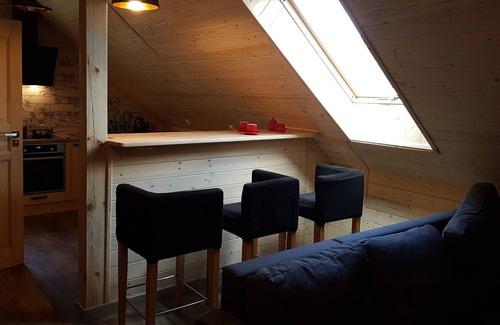 gmina Osiek House | Cosy Holiday Home in Skrzynia with Terrace