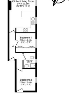 Central Aberdeen Apartment | Cosy Modern 2 bed Garden view appartment, Parking, TV Wifi
