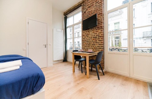 Lower Town Apartment | Cosy red-brick studio (close to Grand-Place & Bourse)