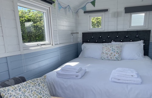 Kingsbridge Cabin | Cosy Shepherd's Hut with Private facilities, near Kingsbridge and Salcombe