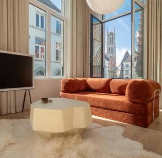 Ghent City Centre Apartment | Cosy Studio with Spectacular View from the Rooftop