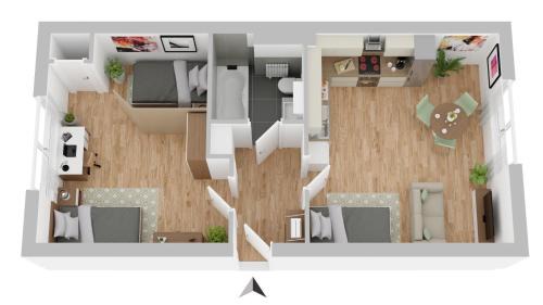 Hochschulviertel Apartment | CosyHomes24 - Centrally with parking space - HA01