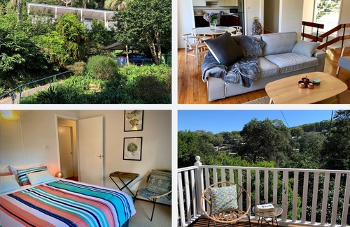 North Avoca House | Cottage close to the surf beach with private garden & bush views