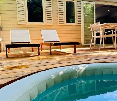 Le Cailar Villa | Cottage Domaine Privé - Sud de France - Jacuzzi