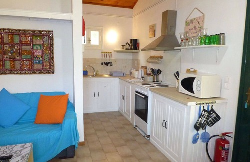 Lakones Cottage | Cottage, walk to beach and tavernas, stunning sea and mountain views