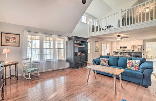 New Concord House | Country-Chic Home with Fire Pit, Steps to Lake!