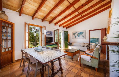 Son Servera Villa | Country House 'Can Pamboli' with Mountain View, Wi-Fi and Air Conditioning
