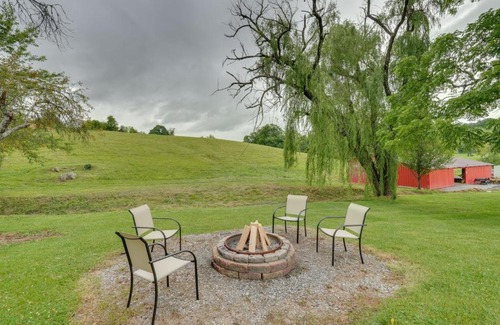Greeneville House | Countryside Hideaway in Greeneville with Fire Pit!