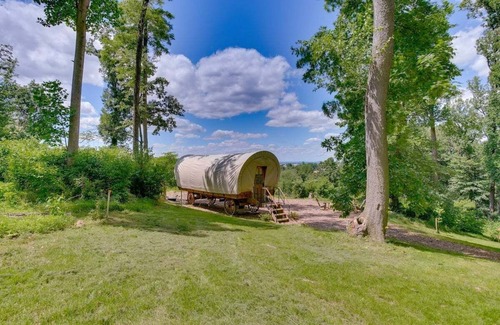 Strasburg RV Rental | Covered Wagon Camping with Valley View, Sleeps 4