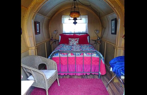 Primm Cabin | Covered Wagon near Las Vegas in the Mojave Desert