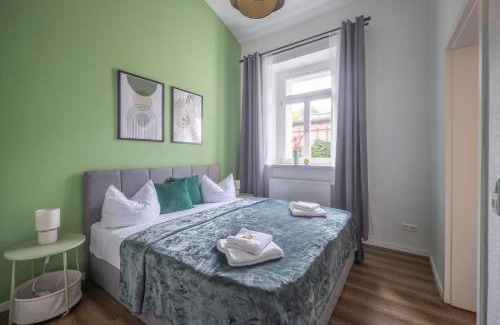 Outer Neustadt Apartment | CoView - Dresden Neustadt - Küche - Terrasse - Highspeed Wlan
