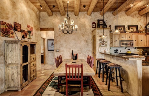 Tesuque House | Cowboy Villa | Scenic View, Pool + Hot Tub Access