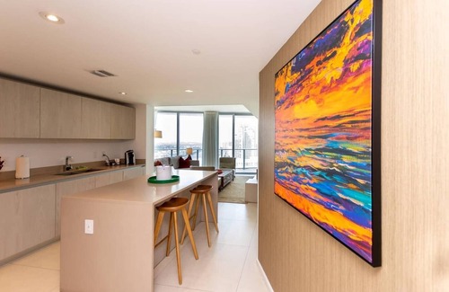 Hollywood South Central Beach Apartment | Cozy 1-bedroom apartment at Lyfe Resort and Residences.