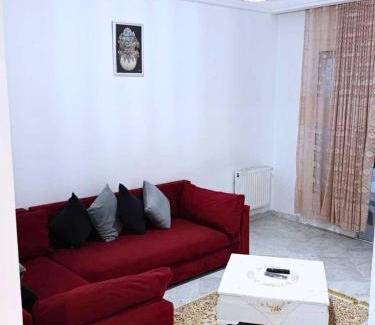 Ennasr Apartment | Cozy 1BR Studio in Central Ennasr, 8th Floor, Fast Wi-Fi