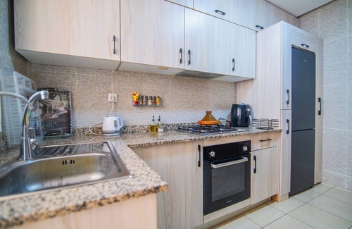 Cite Al Mohammadi Apartment | Cozy 2-bedroom apartment in amazing Agadir with AC, WiFi