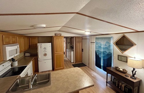 Woodfin House | Cozy 2-bedroom mobile home in beautiful Woodfin with WiFi, AC