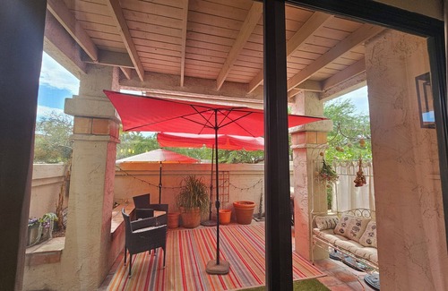 Central Scottsdale House | Cozy 2-bedroom townhome in charming Scottsdale with fitness room, WiFi