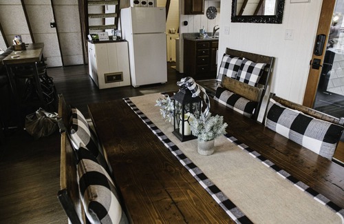Innsbrook Ski Chalet | Cozy 2 bedroom waterfront chalet with private beach, hot tub at Innsbrook Resort