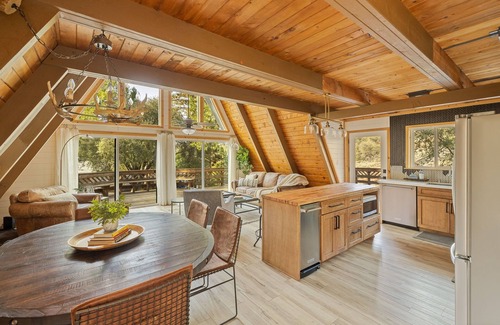 Bass Lake Cabin | Cozy A Frame Cabin, Bass Lake, Ca-Acorn Falls