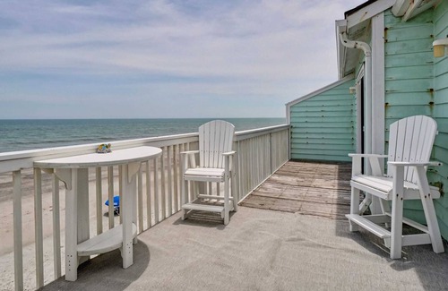 Kure Beach Condo | Cozy and Comfy beachfront w/great view! Pools and Gym!