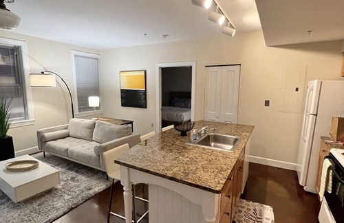 Glover Park Apartment | Cozy and modern apartment nestled along the tree lined streets of Georgetown.