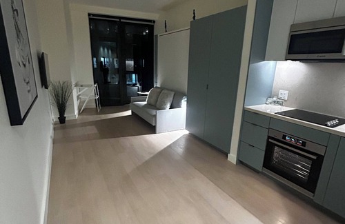 Carthay Circle Apartment | Cozy apartment in LA with WiFi, AC, fitness room sauna steam room sauna and pool