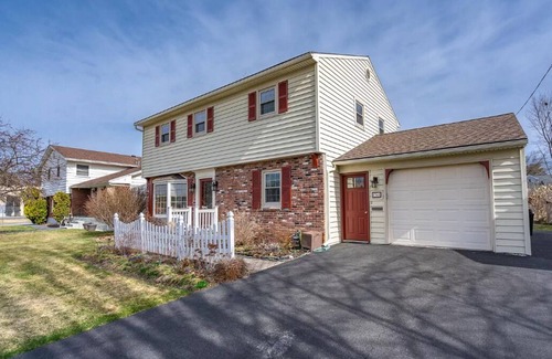 Stockade Historic District Apartment | Cozy bedroom in beautiful Schenectady with AC, WiFi